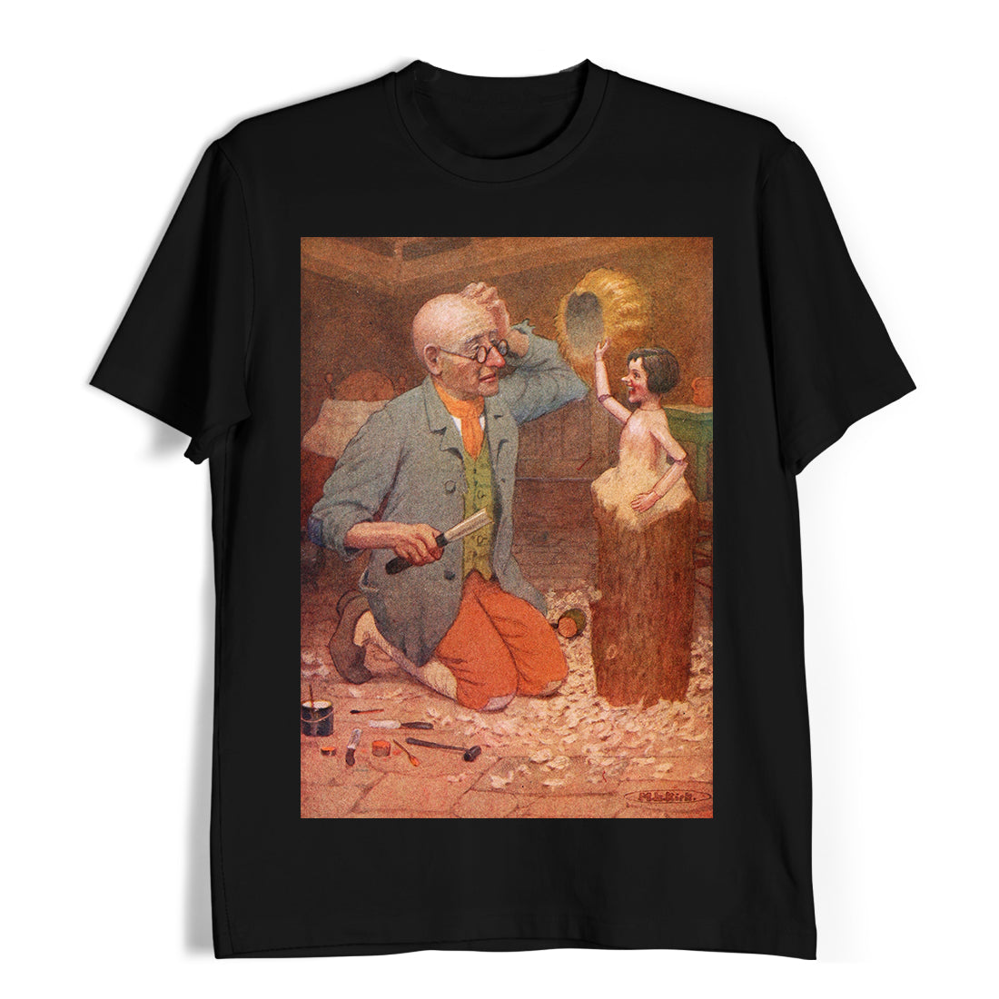 Pinocchio Puppet’s Hand 1916 T-Shirt