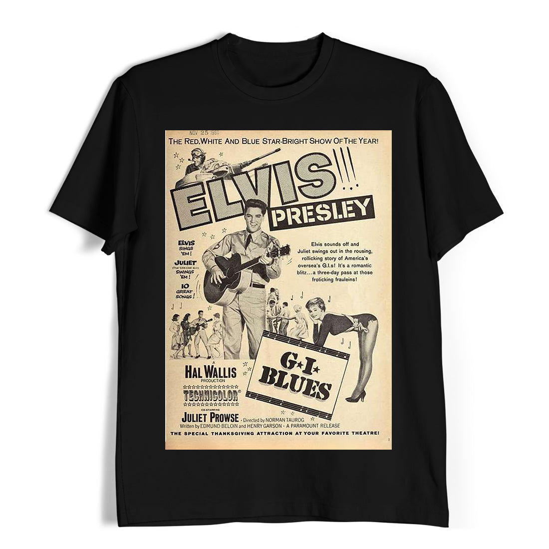 Elvis Presley Gi Blues Vol 1 T-Shirt