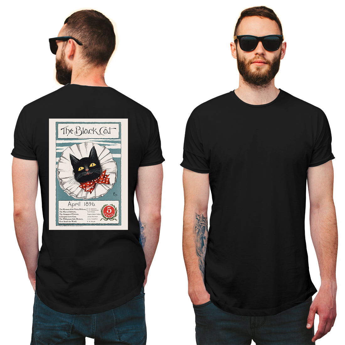 The black cat, April 1896 T-Shirt