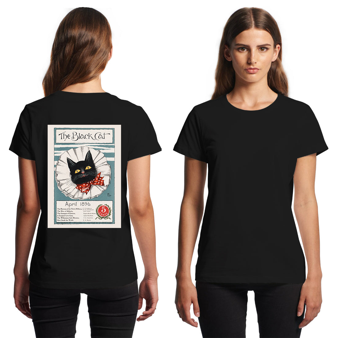 The black cat, April 1896 T-Shirt