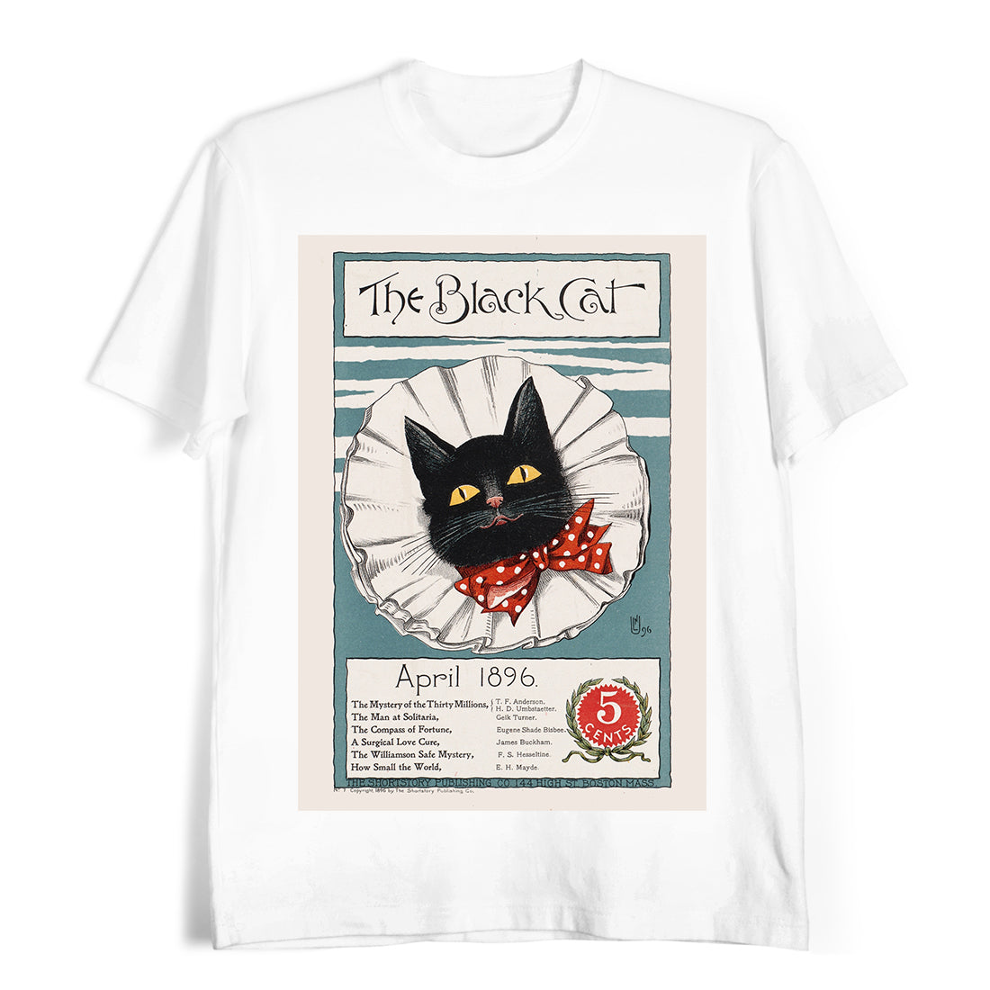 The black cat, April 1896 T-Shirt