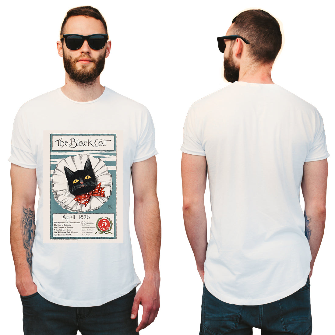 The black cat, April 1896 T-Shirt