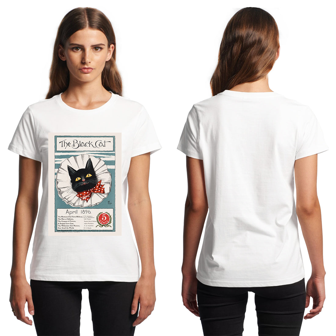 The black cat, April 1896 T-Shirt
