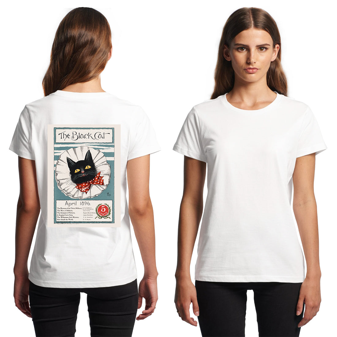 The black cat, April 1896 T-Shirt