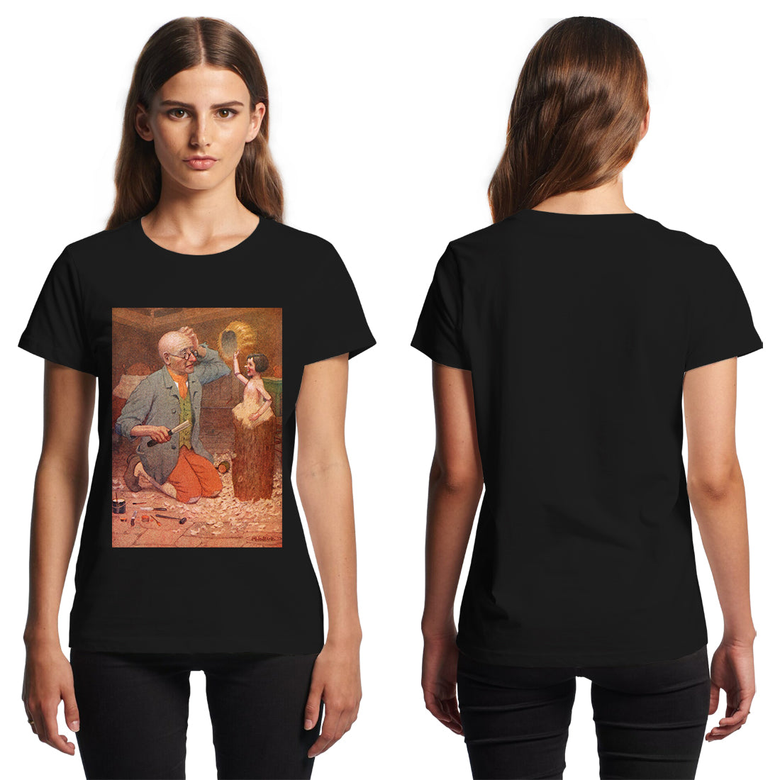 Pinocchio Puppet’s Hand 1916 T-Shirt