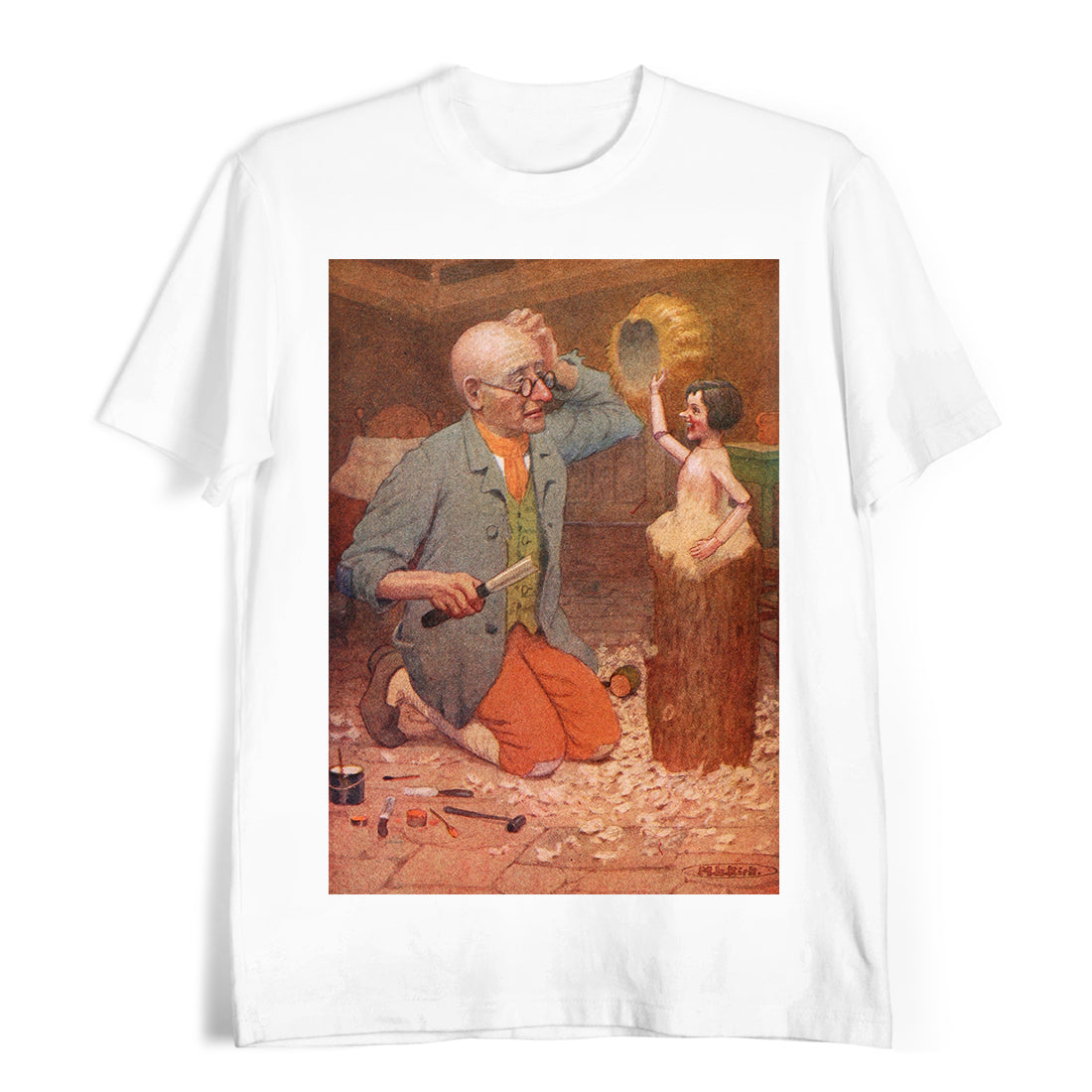Pinocchio Puppet’s Hand 1916 T-Shirt
