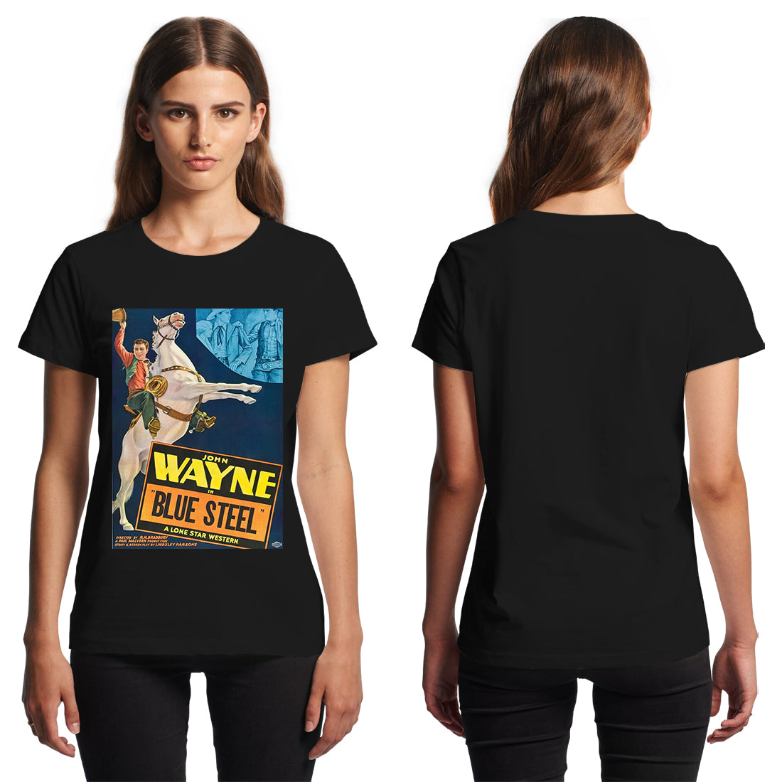 Blue Steel (1934) John Wayne T-Shirt