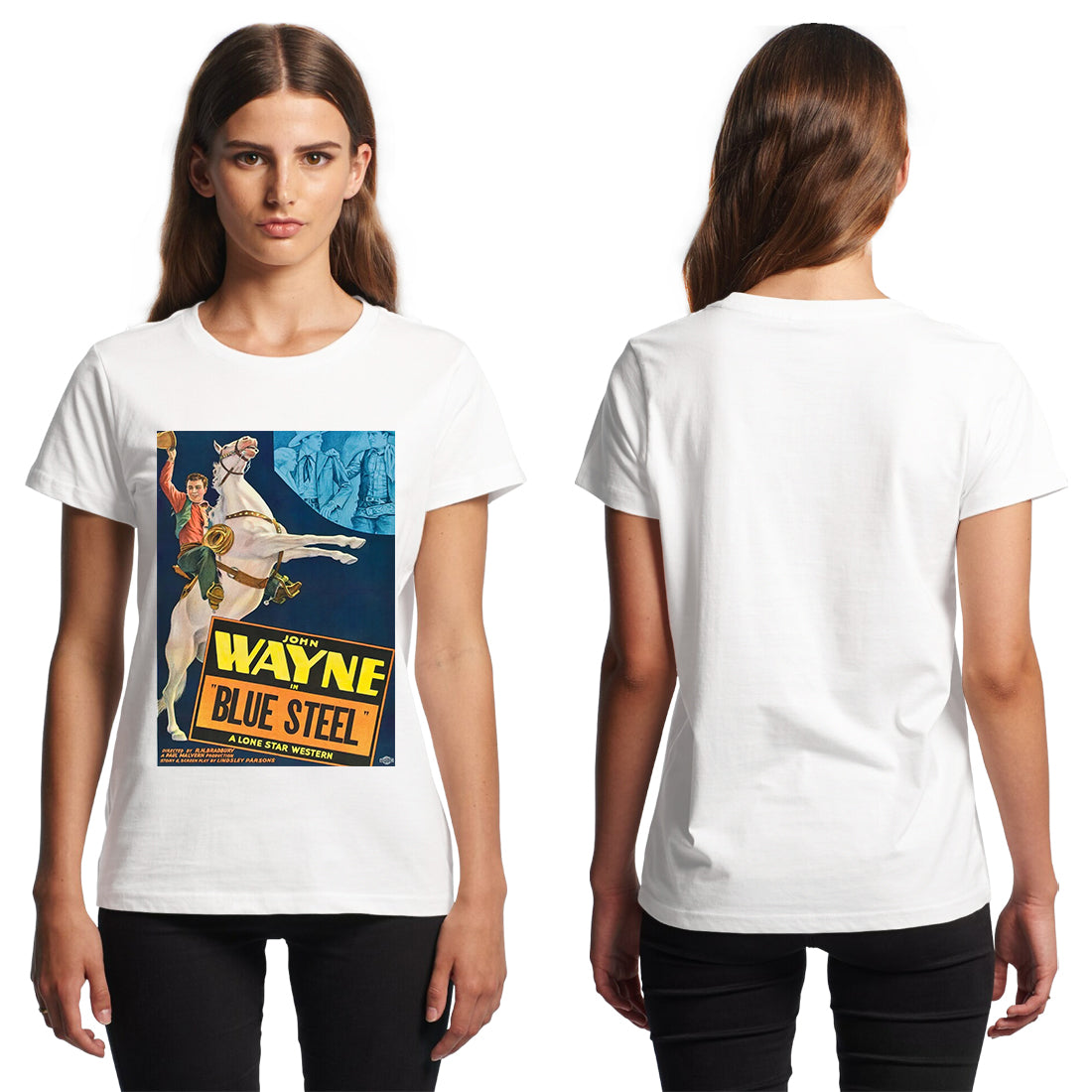 Blue Steel (1934) John Wayne T-Shirt