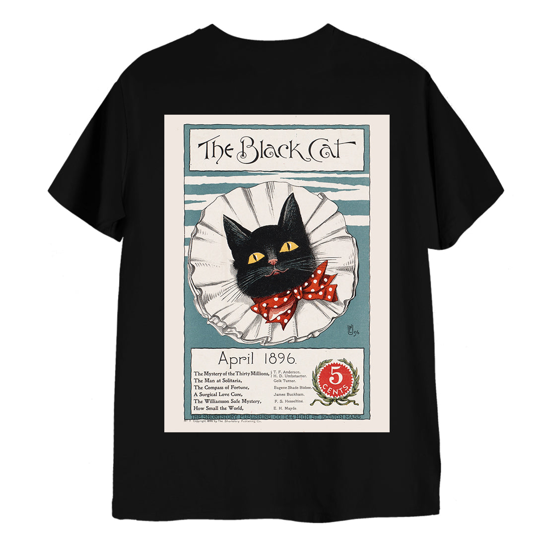 The black cat, April 1896 T-Shirt