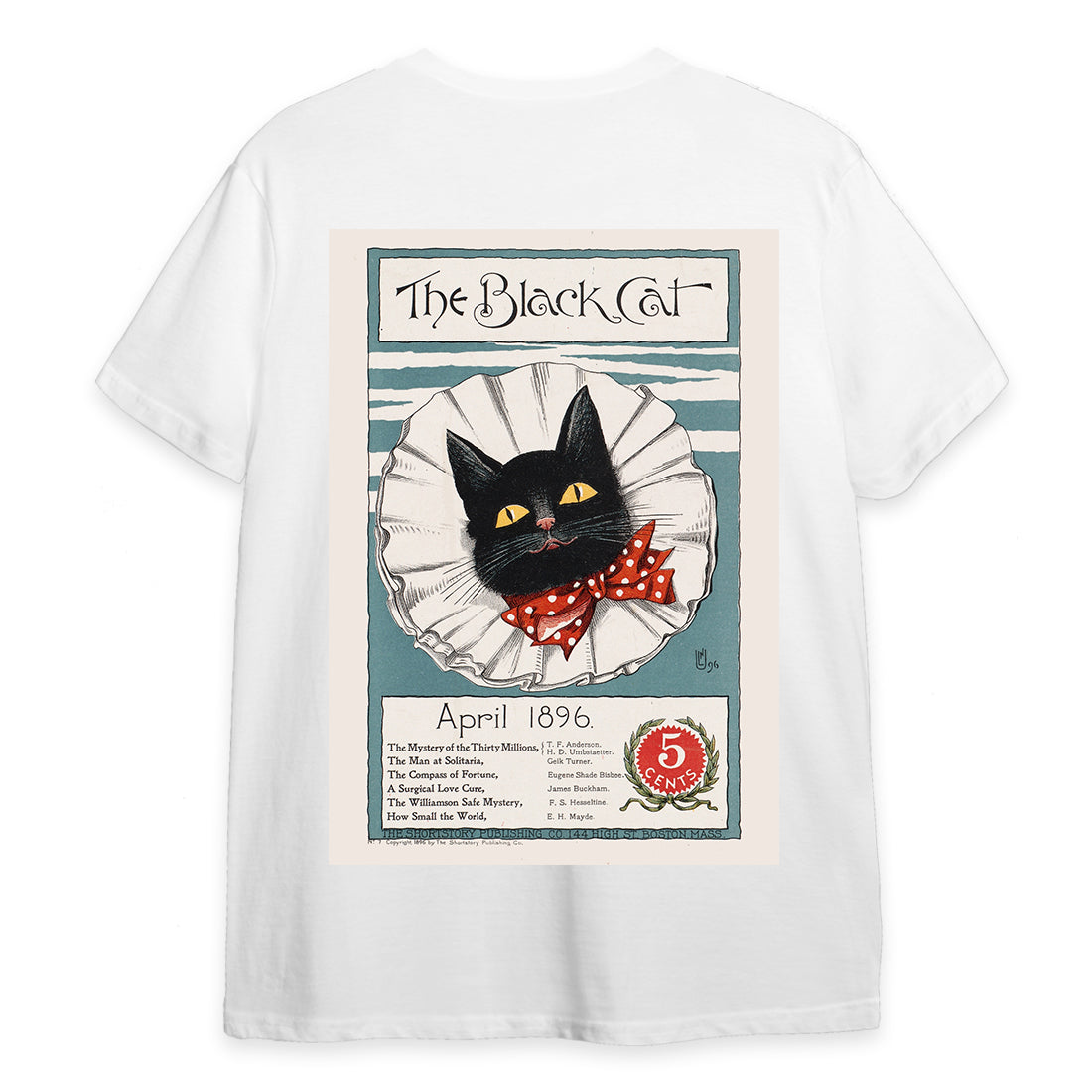 The black cat, April 1896 T-Shirt