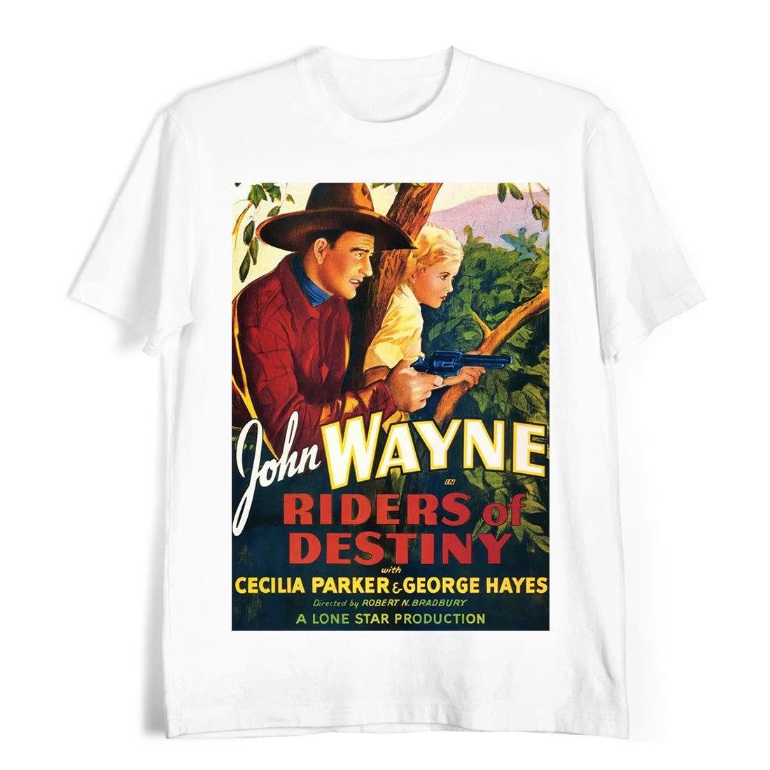 Riders of Destiny 1933, with John Wayne as a singing cowboy T-Shirt