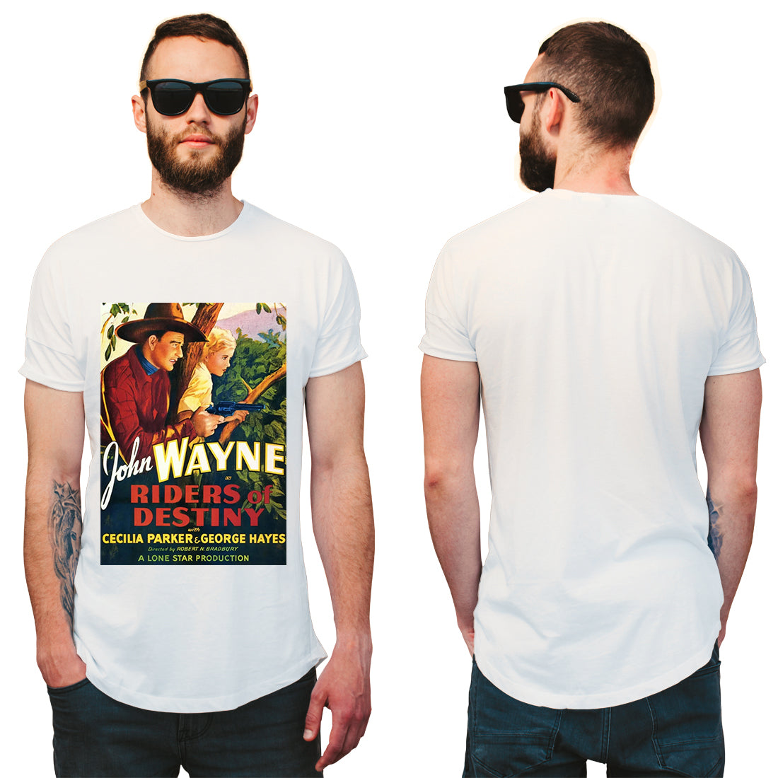 Riders of Destiny 1933, with John Wayne as a singing cowboy T-Shirt