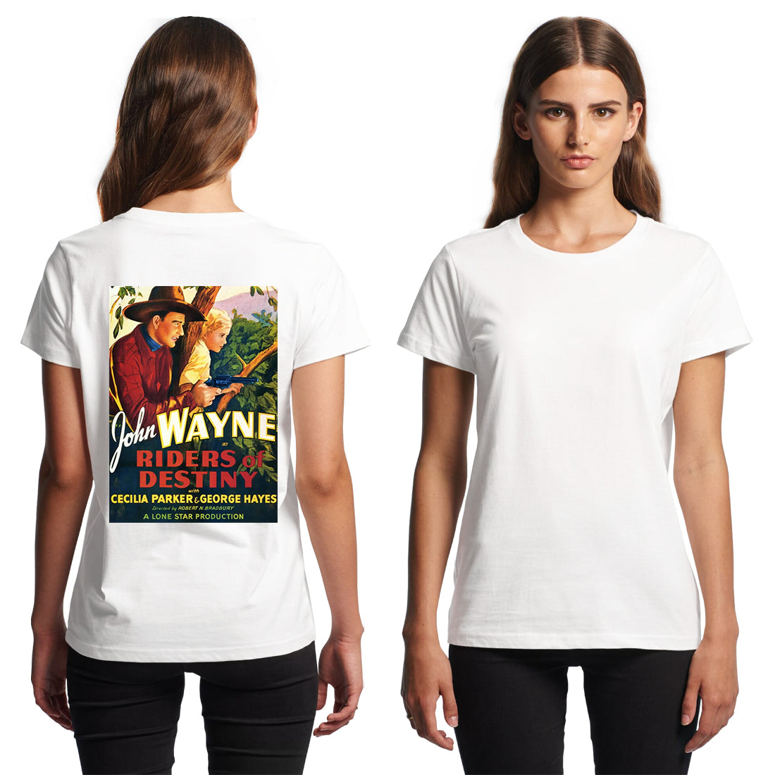 Riders of Destiny 1933, with John Wayne as a singing cowboy T-Shirt