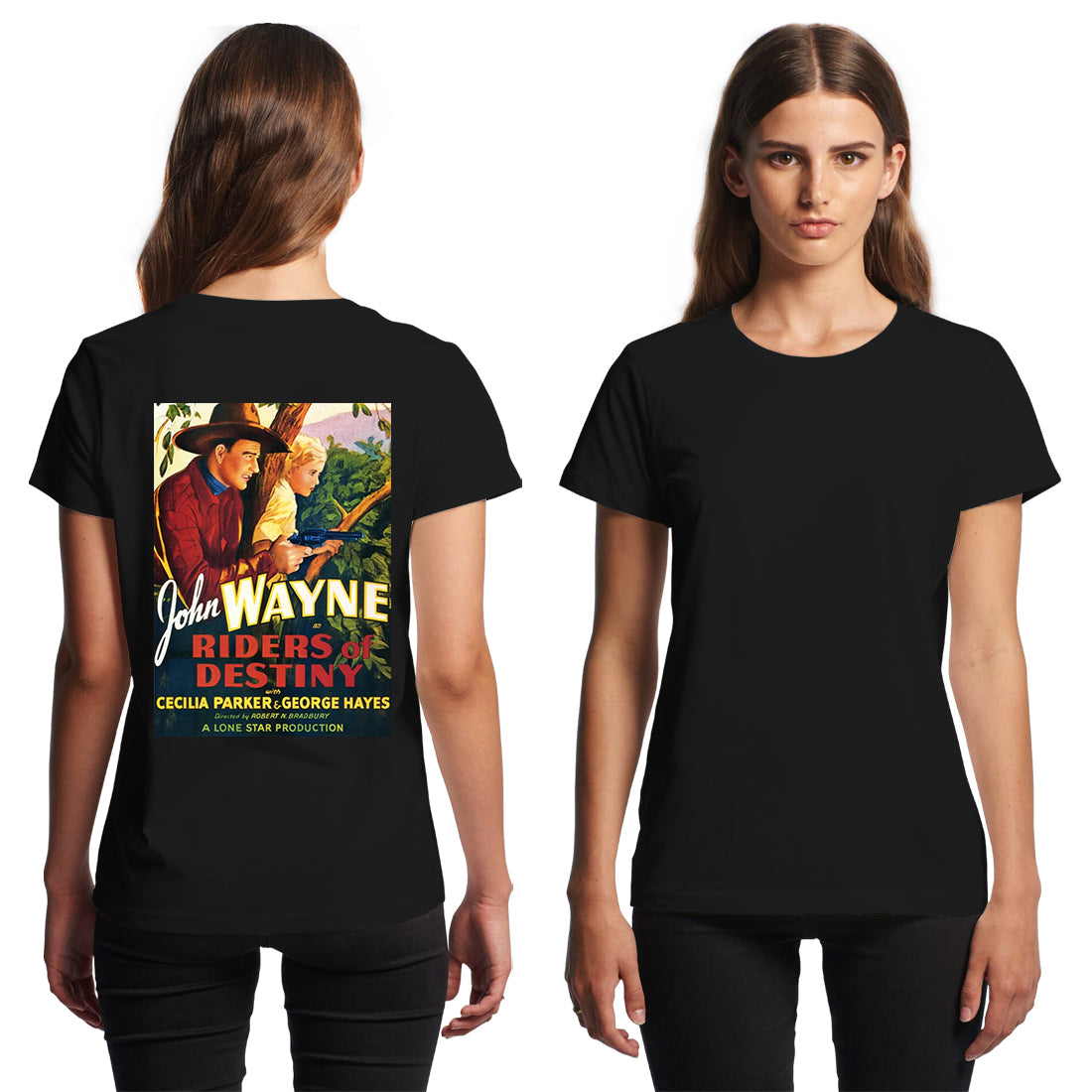Riders of Destiny 1933, with John Wayne as a singing cowboy T-Shirt