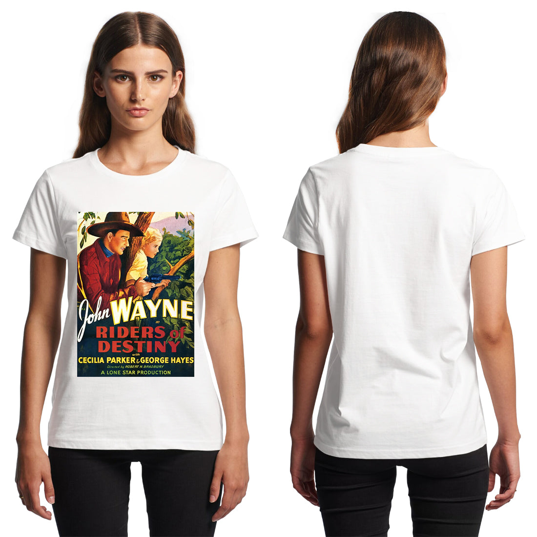 Riders of Destiny 1933, with John Wayne as a singing cowboy T-Shirt