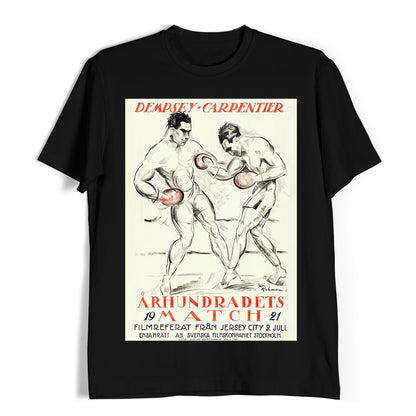Boxing Poster Dempsey Vs. Carpentier T-Shirt