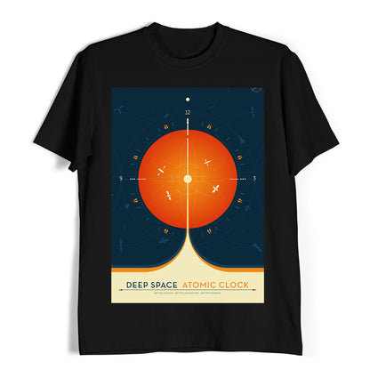 Deep Space Atomic Clock Orange NASA 1958 T-Shirt