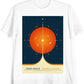Deep Space Atomic Clock Orange NASA 1958 T-Shirt